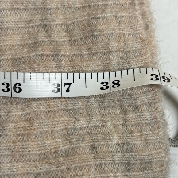 NWT Nelly Rose Ribbed Long Sleeve Sweater Dress - Cream Oatmeal sz M - Picture 9 of 11